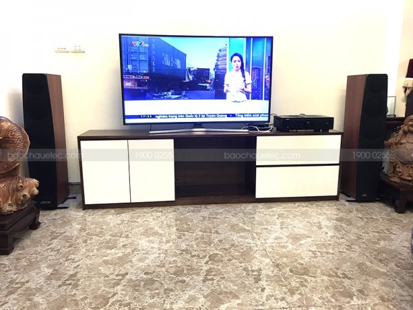 Lắp đặt dàn nghe nhạc cho chú Giang ở Đường Láng, Hà Nội ( Jamo C75, Denon 800NE)