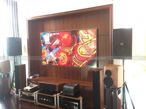 Lắp đặt dàn karaoke BMB cao cấp cho gia đình anh Phúc ở The Manor Mễ Trì ( BMB 2012C, JBL KX180, Crown Xli 2500, VIP 3000, Plus 4TB)