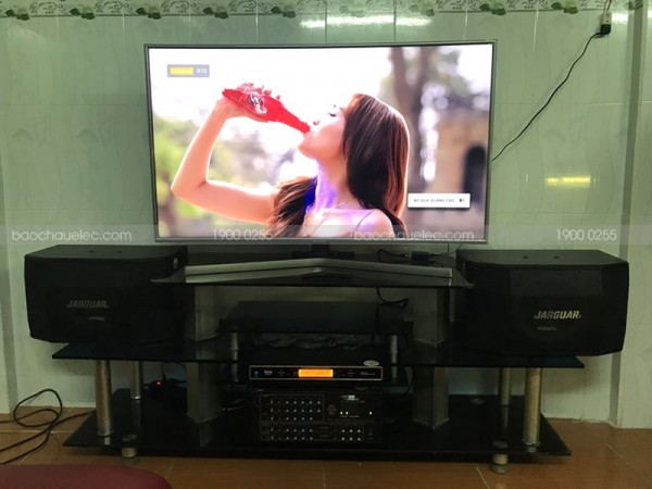 Lắp đặt dàn karaoke jarguar cho gia đình anh Trí ở Quận 12 (jarguar 880 Pro, 506 Gold Limited, BCE UGX12 Gold)