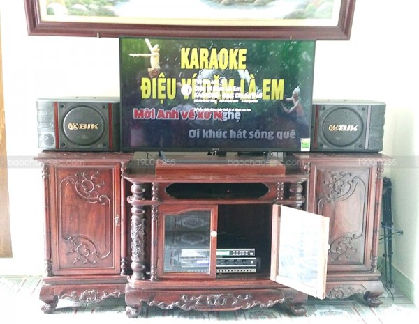 Lắp đặt dàn karaoke BIK cho gia đình anh Thịnh ở Đông Anh, Hà Nội ( BIK 998NV, BKsound DP-3500, U900 Plus X)