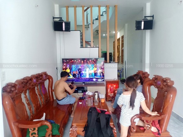 Lắp đặt dàn karaoke JBL cho gia đình anh Trinh ở Quận 12 (JBL ki510, Famous 3206, BCE 9200+, Jarguar 305)