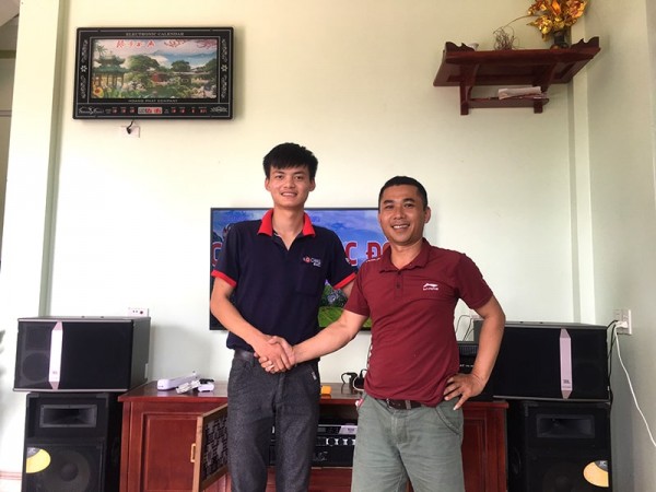 Lắp đặt dàn karaoke JBL cho gia đình anh Trường ở Quảng Xương, Thanh Hóa (JBL ki512, JBL KX180, BCE P-8200, UGX12 Luxury)