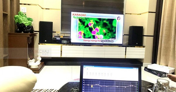 Lắp đặt dàn karaoke Alto cho gia đình anh Tư ở Cần Thơ (Alto AT1000, Famous 3206, X5 Plus, BBS B900)