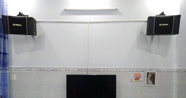 Lắp đặt dàn karaoke BIK cho gia đình anh Nhã ở Thủ Đức (BIK BJ-S968, SAE CT6000, DSP-9000, BCE UGX12)