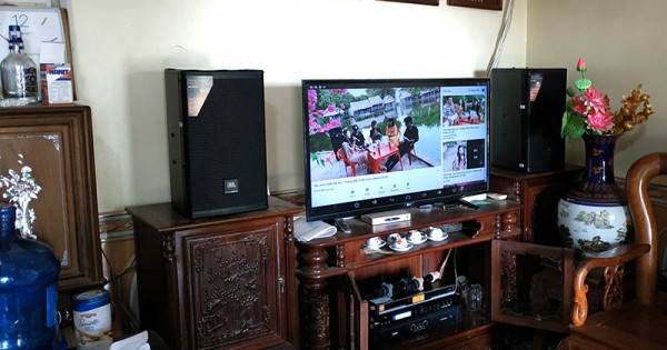 Lắp đặt dàn karaoke JBL cho gia đình chú Sang ở Đan Phượng (JBL MTS10, SAE CT6000, X5 Plus, BBS B900)