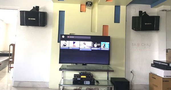 Dàn karaoke chính hãng cho gia đình anh Dũng ở Long An (BIK 968, NS-SW300, Famous 3208, DSP-9000, UGX12 Gold, Hanet 1TB)
