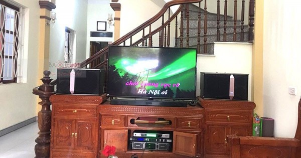 Dàn karaoke JBL cho gia đình anh Quỳnh ở Mỹ Đức (JBL Ki510, JBL KX180, SAE Lexpro PXM7, UGX12 Luxury)