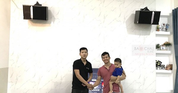 Dàn karaoke JBL cực hay cho gia đình anh Thanh ở Vũng Tàu (JBL Ki512, AAP TD6004, JBL KX180, UGX12 Plus Luxury)