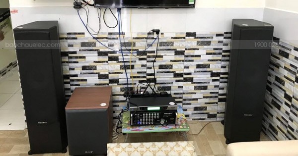 Dàn karaoke Paramax cho gia đình anh Khuyên ở Biên Hòa (F2000 New, SA999 Air New, ASIII, UGX12)