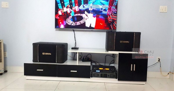 Lắp đặt dàn karaoke cho gia đình anh Vinh ở Đà Nẵng (BIK 968, DSP-9000, Lexpro PXM7, AAP K500)