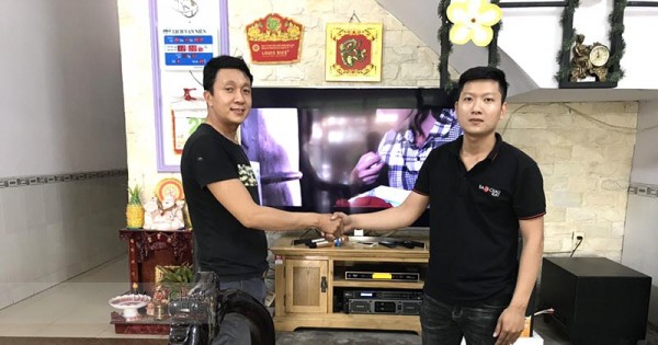 Lắp đặt dàn karaoke JBL cho gia đình anh Vũ ở Biên Hòa (6120 MKII, lexpro PXM7, DSP-9000 Black, BCE UGX12 Gold)