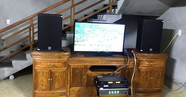 Dàn karaoke Alto của gia đình anh Hiệp ở Thái Nguyên (Alto AT2000, TX650Q, DSP-9000, AAP K500)
