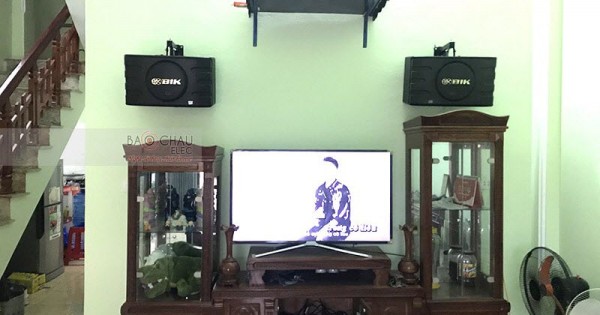 Dàn karaoke BIK cho gia đình anh Linh ở Nông Cống (BIK BJ-S668, SAE TX800, DSP-9000, U900 PlusX)