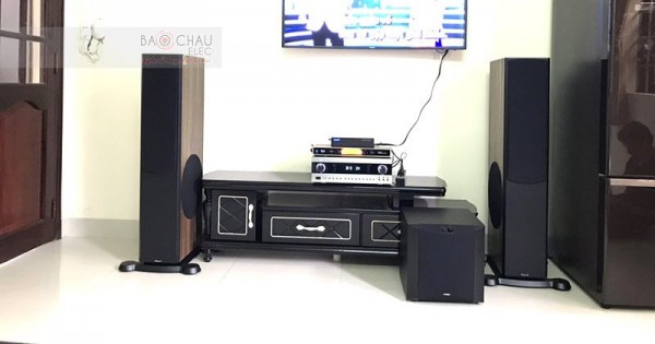 Dàn karaoke cao cấp cho gia đình chú Thuận ở Vũng Tàu (Paramax D88, NS-SW300, JBL KAR3502, UGX12 Gold, Hanet 1TB)