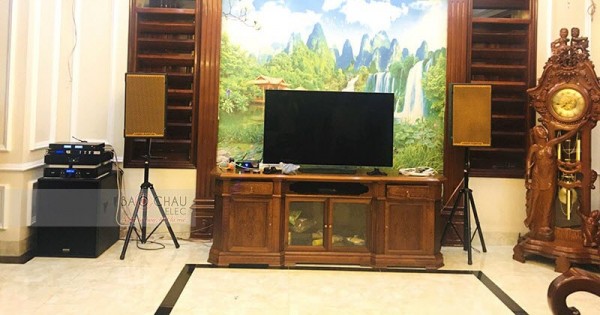 Dàn karaoke cao cấp gia đình anh Huấn ở Bãi Cháy (KTWO 12, RXW 18C, BCE 9200, AAP TD8004, JBL KX180, JBL KX180)