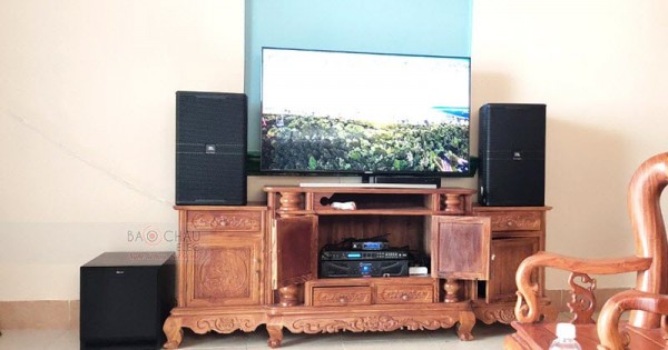 Dàn karaoke JBL cao cấp cho gia đình anh Đoan ở Long An (JBL Kp4012, SPL120, Xli2500, DP9200+, JBL VM300)