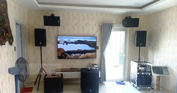 Dàn karaoke JBL VIP gia đình anh Vũ ở Hooc Môn (JBL PRX412M, PRX418S, JBL VM300, Crown KVS500, KX180)