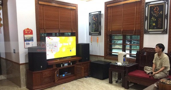 Dàn JBL VIP cho gia đình anh Điều ở Yên Lạc, Vĩnh Phúc (PRX 415M, SPL 150, Famous 7208, AAP K9800, JBL VM300)