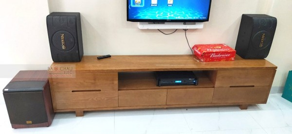 Dàn karaoke BIK cho gia đình anh Tuấn ở Hà Đông, Hà Nội (BIK BJ-S668, BW 604 No8, Bksound DP6000)