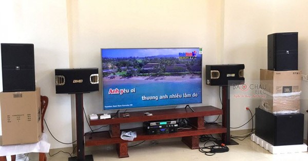 Dàn karaoke cao cấp cho gia đình anh Thanh ở Phú Thọ (JBL KP4012, BMB 900SE, SPL150, AAP TD8004, JBL KX180, BCE UGX12)