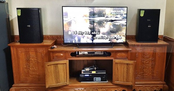 Dàn karaoke Domus của gia đình anh Viện ở Bắc Giang (Domus DP6120, Famous 3206, FX-9MK, BBS B900)