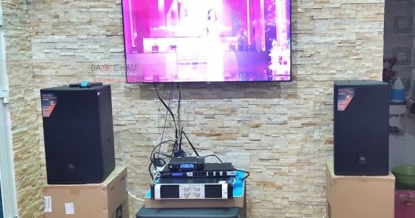 Dàn karaoke JBL cao cấp cho gia đình anh Quyền ở Vũng Tàu (JBL MTS12, JBL KP6018S, Famous 7406, JBL KX180, JBL VM300)