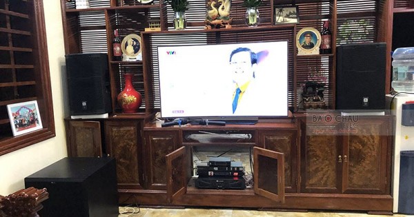 Dàn karaoke JBL VIP cho gia đình anh Ánh ở Yên Lạc, Vĩnh Phúc (PRX412M, SPL 150, Xli2500, JBL KX180, JBL Vm300)