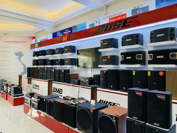 Showroom bán thiết bị âm thanh tại Thái Nguyên