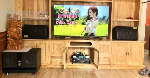 Lắp dàn karaoke Domus cho gia đình anh Nhiên ở Bắc Ninh (Domus 6120, W66 Plus, SAE 3206, BCE 9200, UGX12 Luxury)