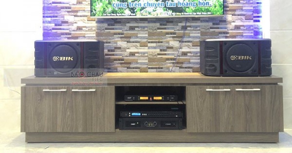 Dàn karaoke BIK gia đình anh Danh ở Quảng Nam (BS-999NV, FX-9MK, SAE CT6000, AAP K500)