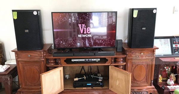 Dàn karaoke Domus cho gia đình anh Trường ở Biên Hòa, Đồng Nai (Domus DP6120, Bksound DP8000)