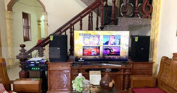 Dàn karaoke Domus gia đình anh Giang ở Thái Bình (Domus 6120, SAE TX650Q, DMX DK-6000pro)