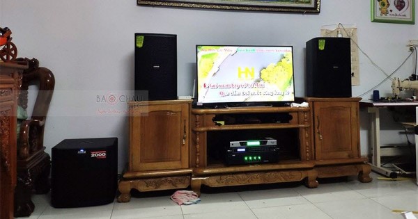 Dàn karaoke Domus gia đình anh Long ở Hóc Môn (Domus 6100, Alto TS312, SAE TX650Q, DSP-9000, BCE UGX12)