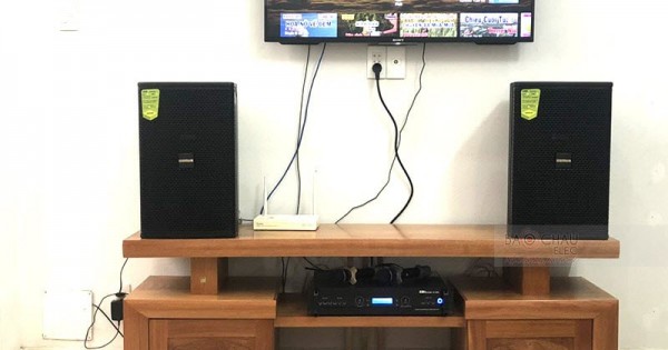 Dàn karaoke Domus gia đình chi Hiếu ở Đà Nẵng (Domus DP6100, Bksound DP8000)