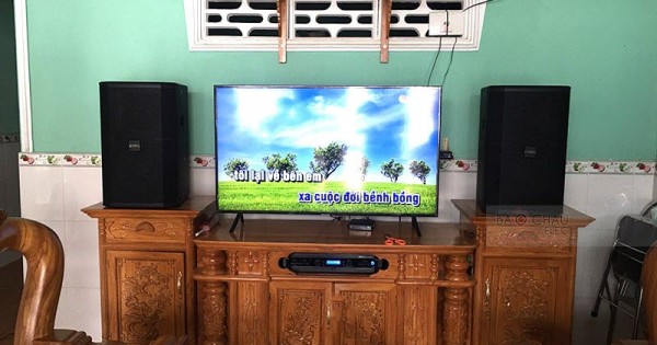 Dàn karaoke gia đình anh Bảo ở Long Thành, Đồng Nai (BIK BSP 412, Bksound DP8000)