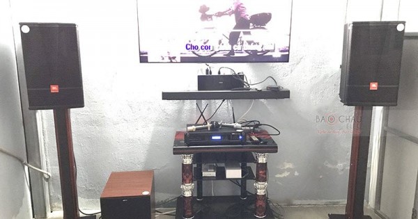 Dàn karaoke JBL gia đình anh Tú ở Tam Phước (JBL CV1270, Jamo J12, BKsound DP8000)