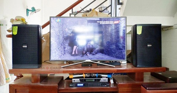 Lắp dàn karaoke Domus cho gia đình anh Quang ở Bình Chánh (Domus 6100, 604 No8, SAE TX2400, DSP-9000, BCE UGX12)