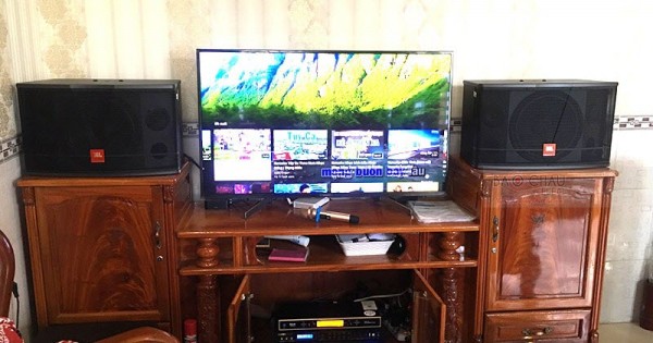 Dàn karaoke gia đình anh Châu ở Biên Hòa (JBL CV1252T, BIK VM620A, BPR-8500, UGX12 Gold)