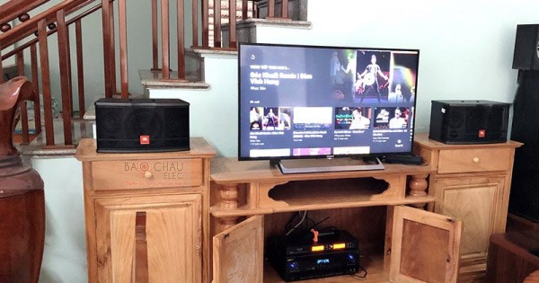Dàn karaoke gia đình anh Đình Anh ở Bắc Kạn (JBL CV1652T, BW 604No8, BIK BJ_A88, BCE U900)