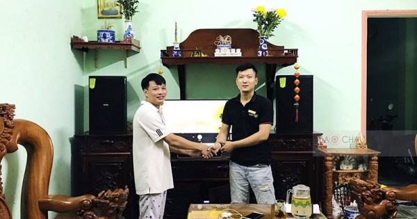 Dàn karaoke gia đình anh Xuân ở Biên Hòa, Đồng Nai (Domus 6120, Jamo J12, Bksound DP8000)
