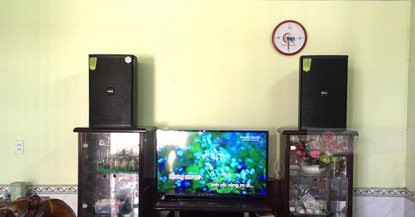 Dàn karaoke gia đình chị Thúy ở Nhơn Trạch, Đồng Nai (Domus 6120, Sub 2000, SAE TX650Q, AAP K9800, BCE UGX12)