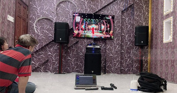 Dàn karaoke JBL gia đình anh Hiệp ở Cần Thơ (PRX 415M, PRX418S, Xli 2500, KX180, Plus 4TB, JBL VM300)