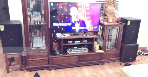 Lắp dàn karaoke cho gia đình chị Hường ở Đền Lừ (Domus DP6120, BW 604No8, SAE Duo700, 6000 Pro, BCE UGX12)