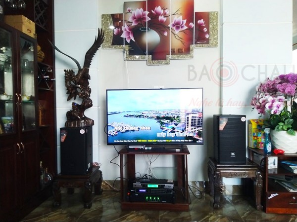 Lắp đặt dàn karaoke JBL cho anh Tuấn tại TPHCM (JBL MTS10, SAE TX650Q, BKSound DSP-9000, BCE UGX12)