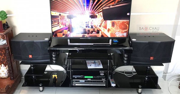 Dàn karaoke gia đình anh Cường ở Phước Tân, Biên Hòa (JBL CV1052T, Bksound DP3500, U900 PlusX)