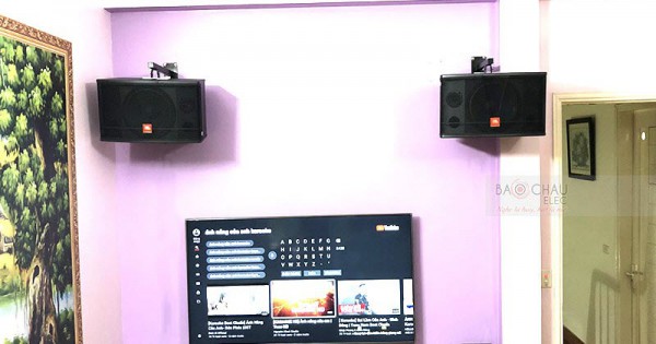 Dàn karaoke gia đình anh Dương ở Xuân Đỉnh, Hà Nội (JBL CV1252T, JBL A120P, SAE TX800Q, BPR-8500, UGX12 Luxury)