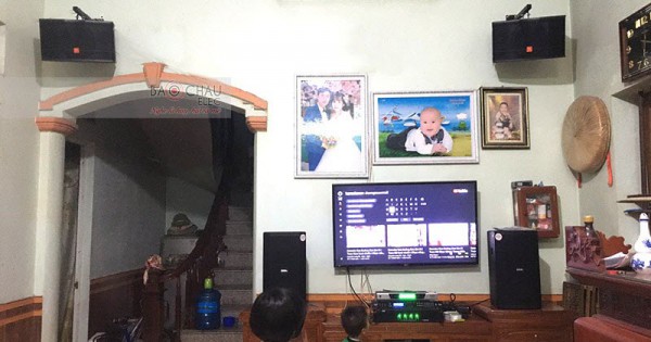 Dàn karaoke gia đình anh Hải ở Tiên Du, Bắc Ninh (BIK BSP 410, JBL CV1052T, Alto TX212S, SAE TX650Q, DP9200+, UGX12)