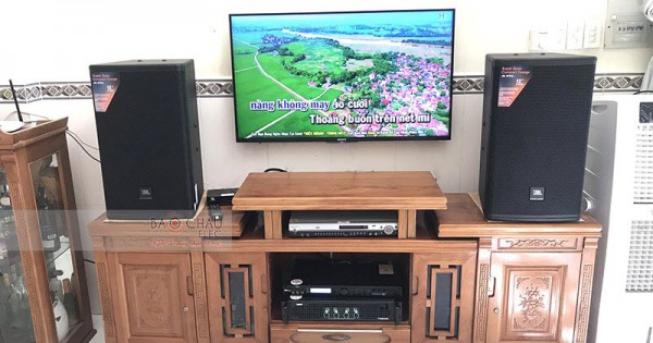 Dàn karaoke gia đình anh Quang ở Nhà Bè (JBL MTS12, SAE TX800Q, X5 Plus)