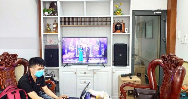 Dàn karaoke gia đình anh Thái ở Tân Bình (JBL KP4010, Alto TX212S, SAE CT12000X, X5 Plus, UGX12 Gold)