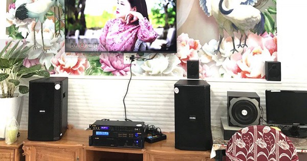 Dàn karaoke gia đình chị Điệp ở Bình Chánh (BIK BSP410, BIK VM620A, BPR-8500, BJ-U550)